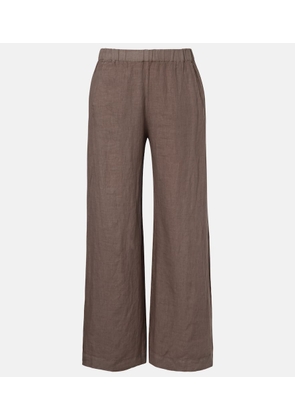 Velvet Lola linen wide-leg pants