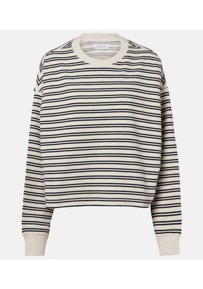 Velvet Isabelle striped cotton jersey sweatshirt