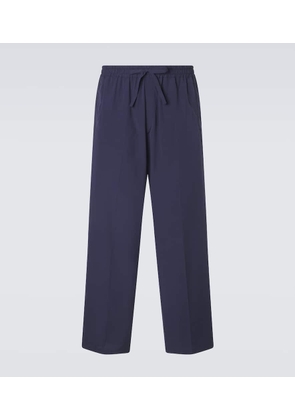Umit Benan Julian cotton and silk straight pants
