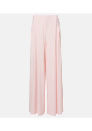 Norma Kamali High-rise wide-leg pants