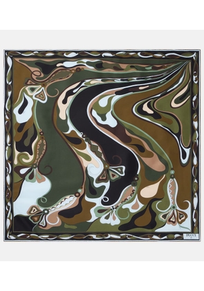 Pucci Orchidee silk twill scarf