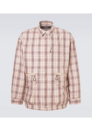 Comme des Garcons Homme Checked cotton-blend jacket
