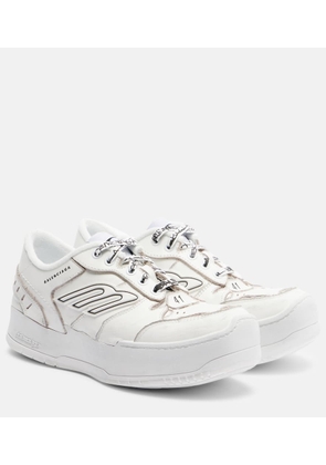 Balenciaga Hamptons leather platform sneakers