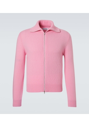 Jil Sander Wool-blend zip-up sweater