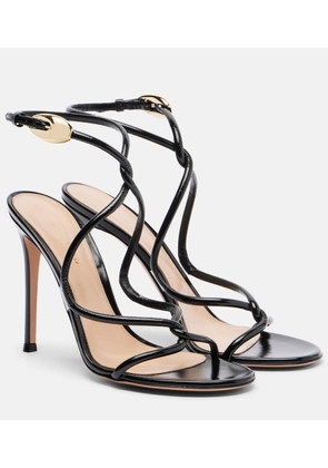 Gianvito Rossi Jungle Mamba leather sandals