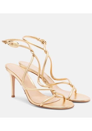 Gianvito Rossi Jungle Mamba metallic leather sandals