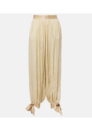 Xu Zhi Striped balloon pants