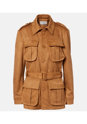 Xu Zhi Studded belted field jacket