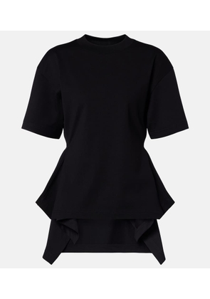 Alaia Peplum cotton jersey T-shirt