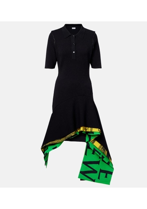 Loewe Asymmetric midi dress