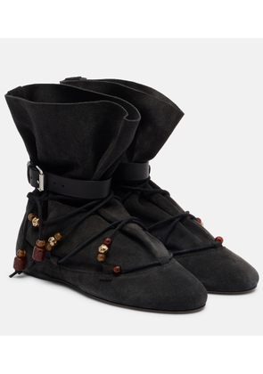 Isabel Marant Letiz suede ankle boots