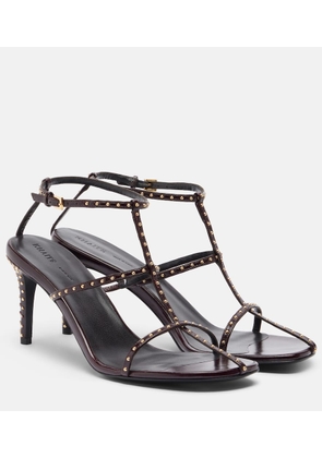 Khaite Cage studded leather sandals