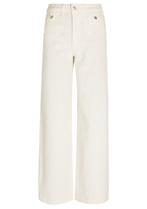 Paige Anessa Wide-leg Jeans - White - 28 (W28 / UK10 / S)