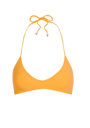 Nounou Elfie Scoop-neck Bikini top - Yellow - S (UK8-10 / S)