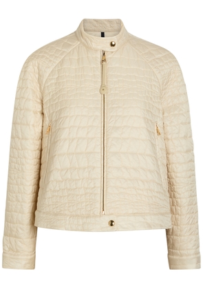 Moncler Aubrieta Quilted Nylon Jacket - Cream - 0 (UK 8 / S)