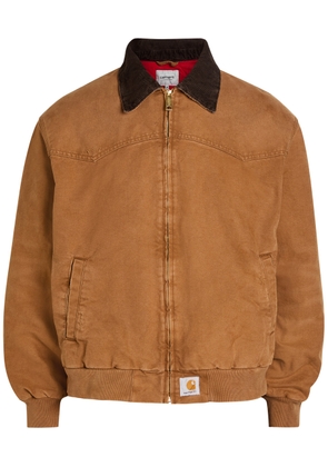 Carhartt Wip Santa Quilted Cotton Jacket - Light Brown - M