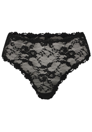 Skims Stretch-lace Briefs - Dark Grey - S (UK8-10)
