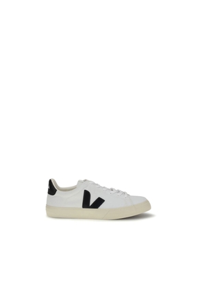 Veja White Calf Leather Bos Taurus Low Top Sneakers - EU40/US7