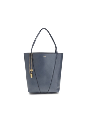 Chloé Blue Calf Leather Bos Taurus Shoulder Bag