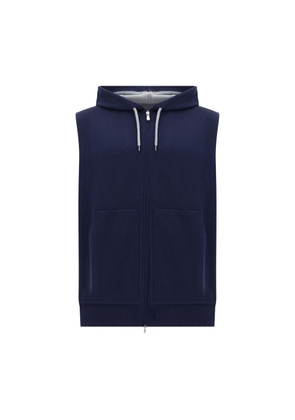 Brunello Cucinelli Blue Cotton Sweatshirt - L