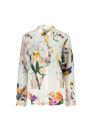 Desigual Bianco Cotton Women Shirt - XS