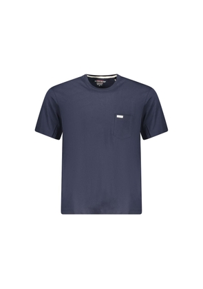 Guess Jeans Blue Organic Cotton Men T-Shirt - S