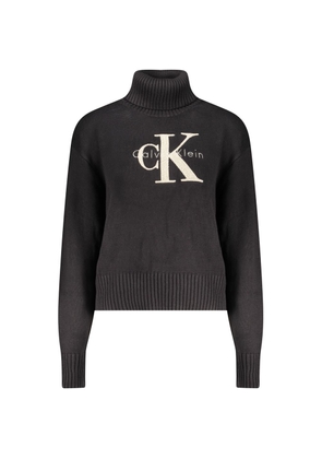 Calvin Klein Nero Cotton Women Sweater - XS