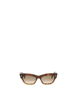 Alexander McQueen Brown Acetate Sunglasses