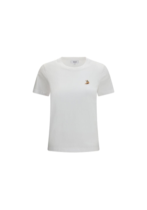 Maison Kitsuné White Cotton T-Shirt - L