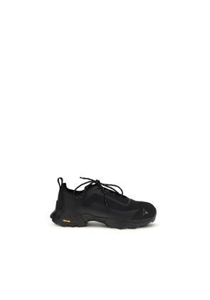 ROA Black Polyester Athletic Sneakers - EU40/US7