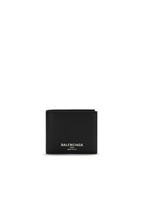 Balenciaga Black Calf Leather Bos Taurus Wallet