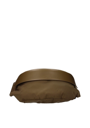 Jil Sander Green Leather Backpack