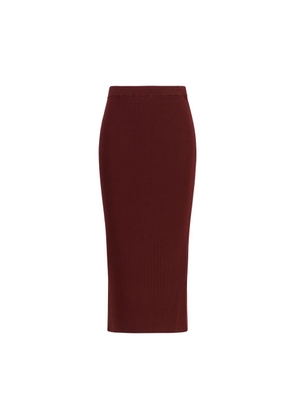 Max Mara Bordeaux Viscose Sweatshirt - L