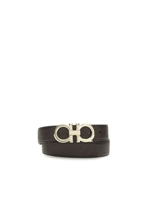 Ferragamo Brown Calf Leather Bos Taurus Regular Belt - 100 cm / 40 Inches