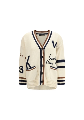Max Mara Beige Cotton Cardigan - L
