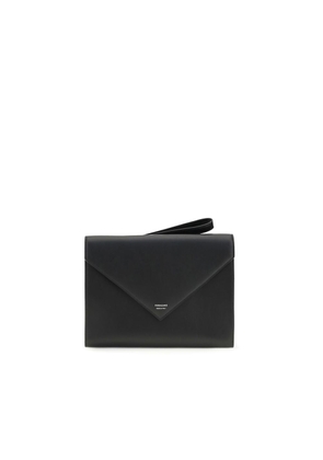 Ferragamo Black Calf Leather Bos Taurus Wallet