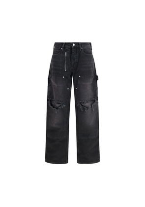 Alexander Wang Black Cotton Cargo Pants - W25