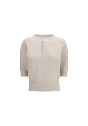 Extreme Cashmere Beige Cashmere Sweater - One Size