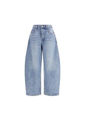Alexander Wang Blue Cotton Relaxed Fit Jeans - W24
