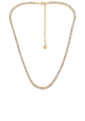 BaubleBar Bennett Necklace in Metallic Gold.