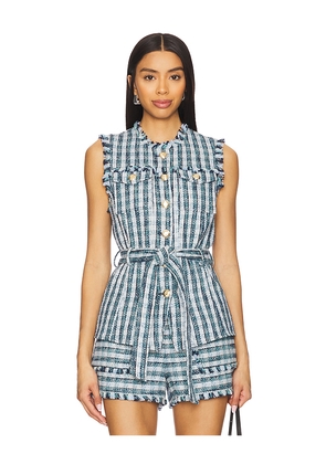 Cinq a Sept Matilda Tweed Reenee Vest in Navy. Size S. Also in XS.