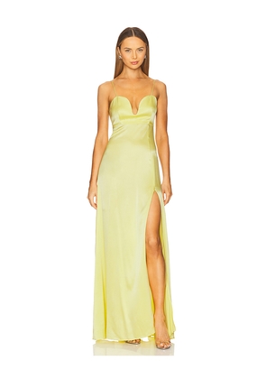 Azeeza Delara Gown in Yellow. Size S. Also in M.