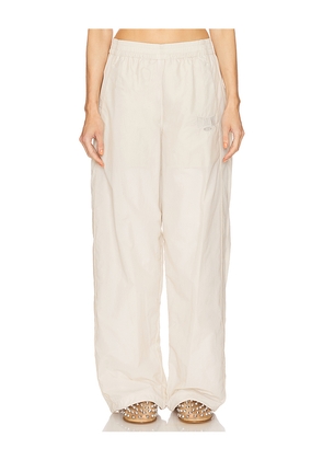 Alexander Wang Unisex Track Pant in Ivory. Size M. Also in XS.