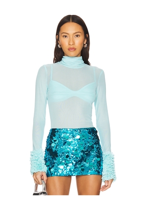 AFRM Helena Top in Blue. Size S. Also in L.