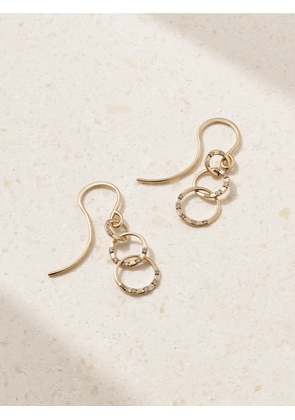 Melissa Joy Manning - Triple Link 14-karat Recycled Gold Diamond Earrings - One size