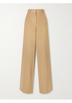 The Row - Dender Silk-twill Wide-leg Pants - Brown - US0,US2,US4,US6,US8,US10