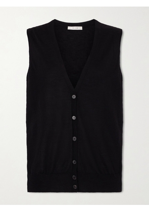 The Row - Neel Cashmere Vest - Black - x small,small,medium,large