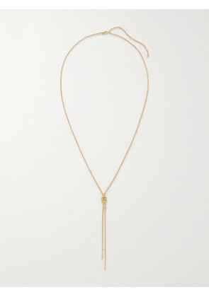 TOTEME - Rope Lariat Gold-tone Necklace - One size