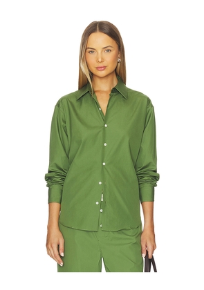 Comme Si La Shirt Classica in Olive. Size XS. Also in L.