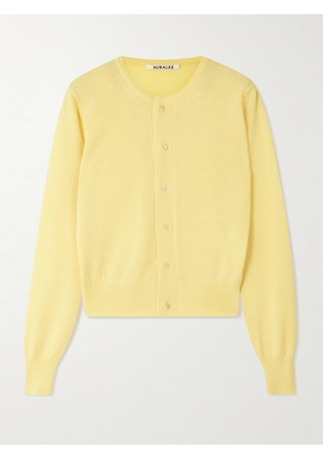 Auralee - Cashmere Cardigan - Yellow - 0,1,2